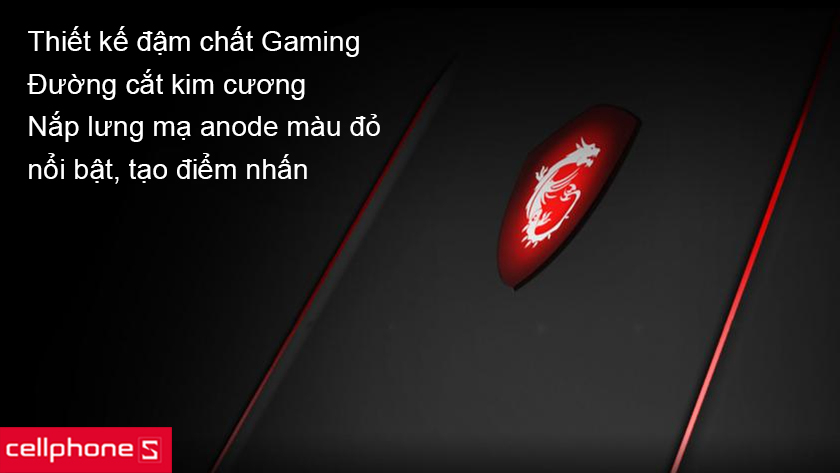 Thiết kế gaming hầm hố, bàn phím gaming Per-Key RGB tùy chỉnh đèn nền tùy ý