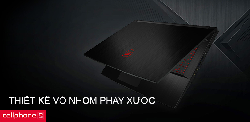 Thiết kế vỏ nhôm phay xước và bộ vi xử lý hiệu năng cao