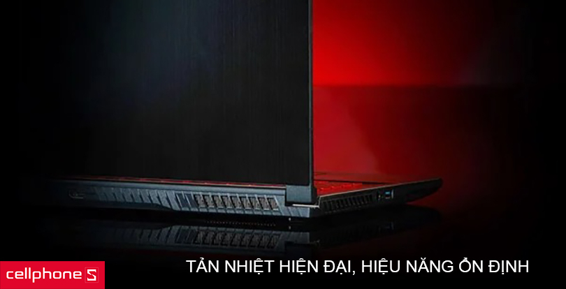 Laptop MSI Gaming GF63 Thin 11SC-662VN - Thiết kế tản nhiệt hiện đại, hiệu năng vượt trội