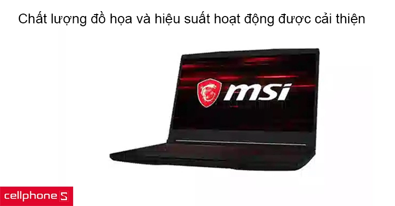 Laptop MSI Gaming GF63 Thin 11UC-444VN