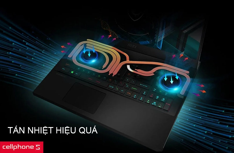 Tản nhiệt mát mẻ, bổ sung phần mềm chơi game mượt mà