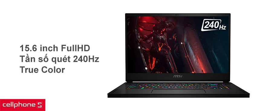 Làm chủ mọi ván đấu với màn hình tần số quét lên đến 240Hz