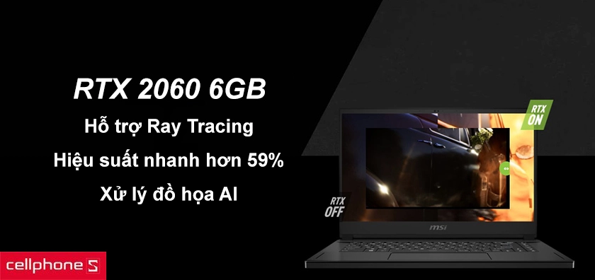 Trải nghiệm Ray Tracing thời thượng với GPU RTX 2060 6GB