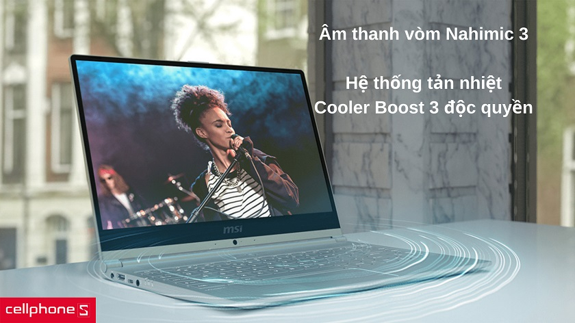 Âm thanh vòm Nahimic 3 đặc sắc, hệ thống tản nhiệt Cooler Boost 3