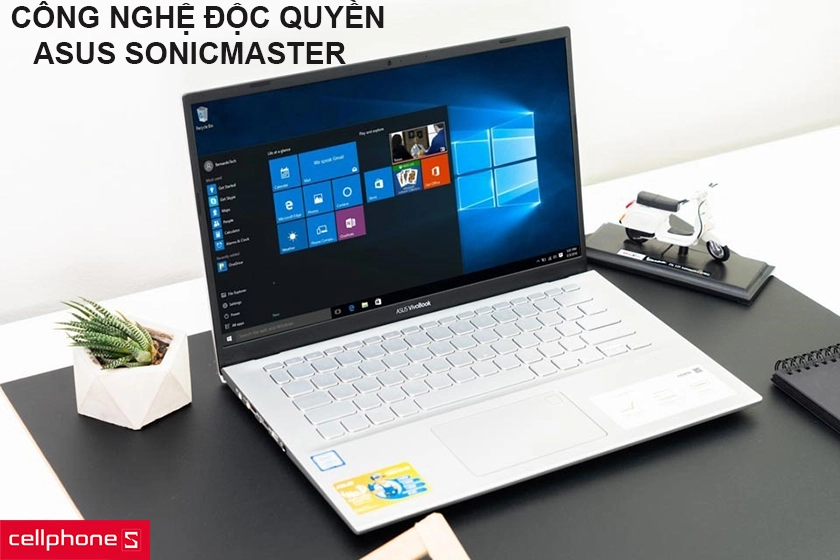 công nghệ ASUS SonicMaster độc quyền, pin 2 Cells 37WHrs