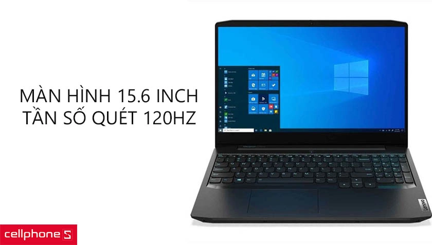 Màn hình kích thước lớn, tần số quét 120Hz