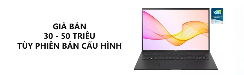 Laptop LG Gram 2021 giá bao nhiêu?