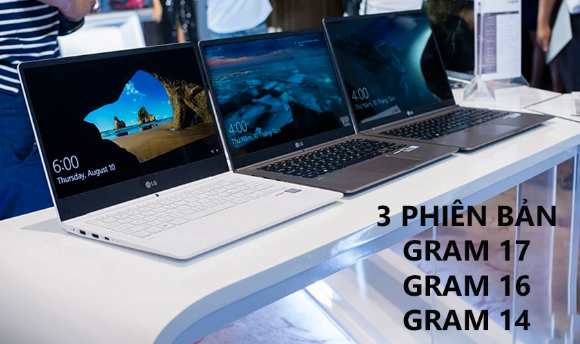 Có bao nhiêu phiên bản LG Gram 2021?