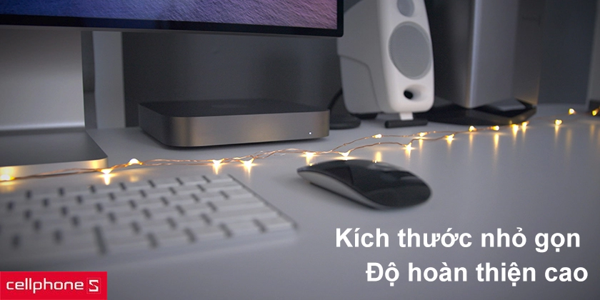 Kích thước nhỏ gọn và tối giản, hoàn thiện từ hợp kim cao cấp