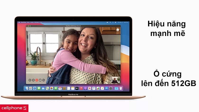 Hiệu năng thay đổi với chip mới, ổ cứng lên đến 512GB SSD