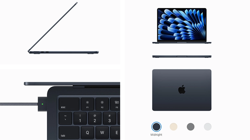 Thiết kế Macbook Air 15 inch 2023