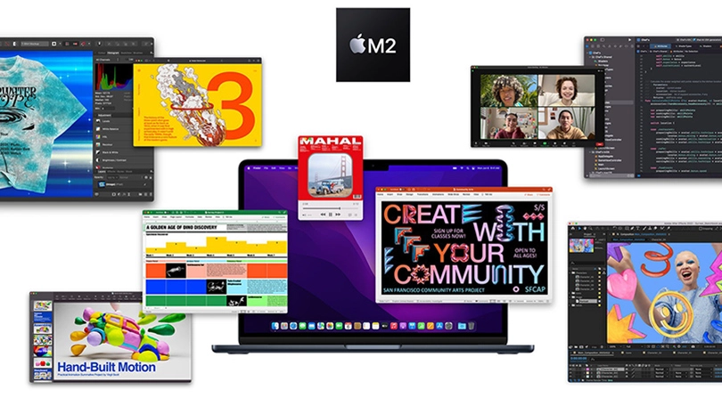 Cấu hình Macbook Air M2 2022 16GB 512GB sạc 70W