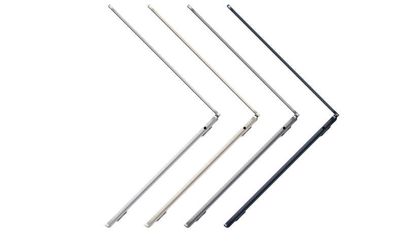 Thiết kế Macbook Air M2 2022 16GB 512GB sạc 70W