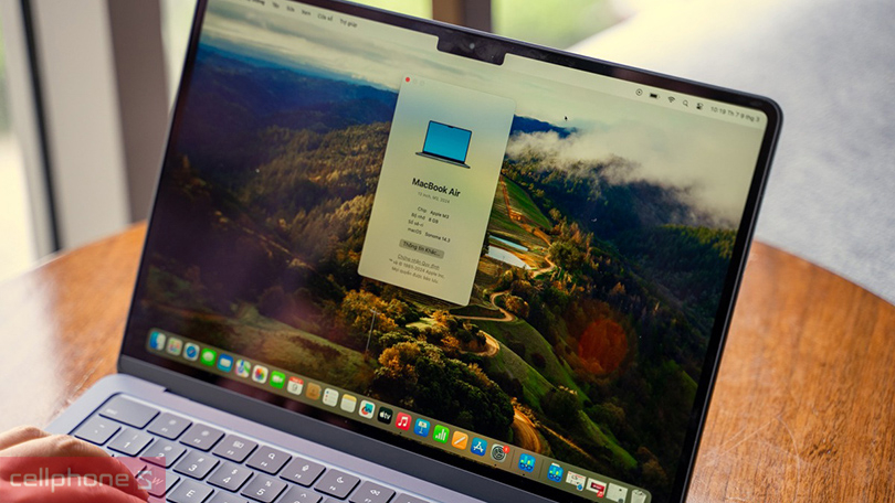 Cấu hình Macbook Air M3 13 inch 2024 16GB 256GB sạc 70W