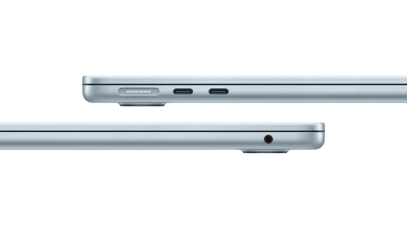 Cổng kết nối MacBook Air 13 M4 10CPU 8GPU 16GB 256GB Sạc 70W