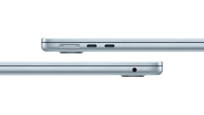 Cổng kết nối MacBook Air 13 M4 10CPU 10GPU 16GB 1TB 2025