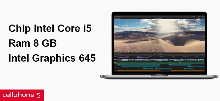 Hiệu năng mạnh mẽ với con chip Intel Core i5 thế hệ thứ 8