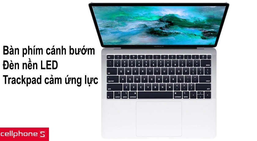 Bàn phím cánh bướm thế hệ mới độ chính xác cao, Trackpad cảm ứng lực Force Touch