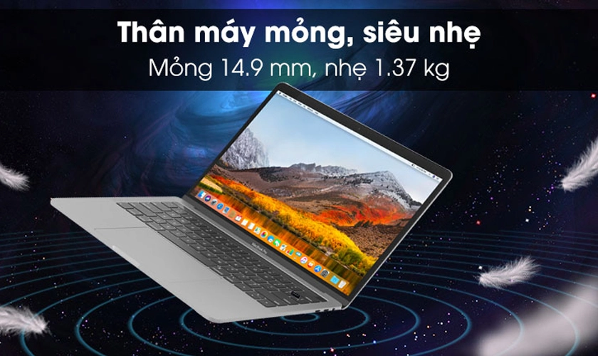 Thiết kế nhôm nguyên khối, gọn nhẹ 1.37kg