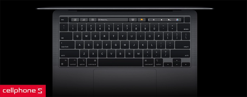 Bàn phím Magic mượt mà, Touch Bar tiện dụng
