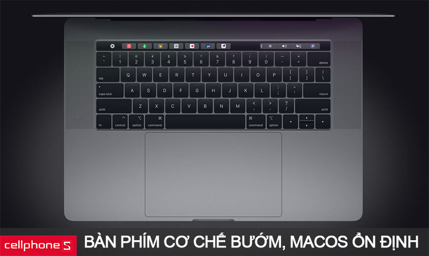 Bàn phím thoải mái, MacOS ổn định