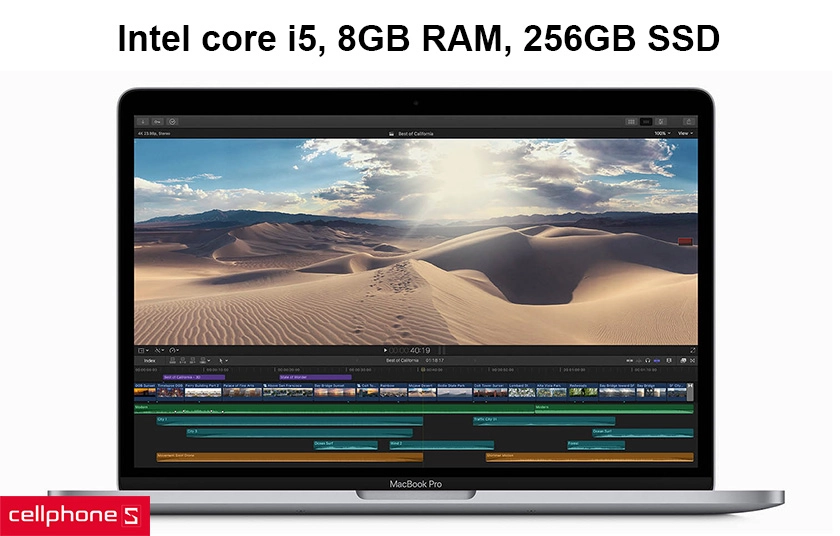 Hiệu năng mạnh mẽ với chip Intel thế hệ 8, 8GB RAM
