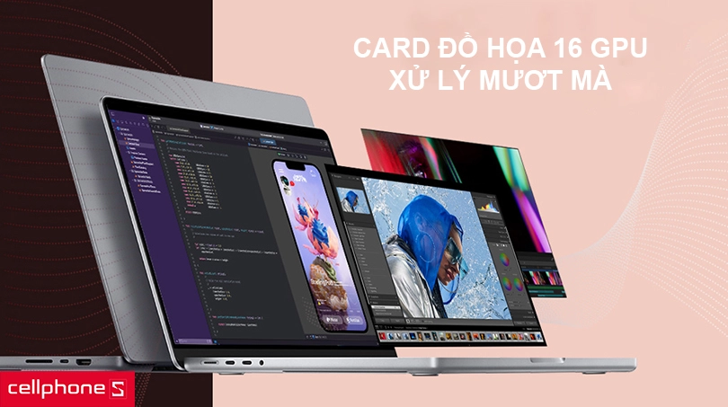 Hiệu năng vượt trội với con chip M1 Pro 10 CPU