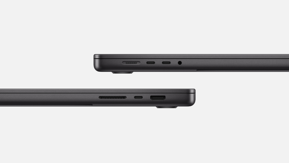 Cổng kết nối MacBook Pro 16 M4 Pro 14CPU 20GPU 48GB 1TB 2024 sạc 140W