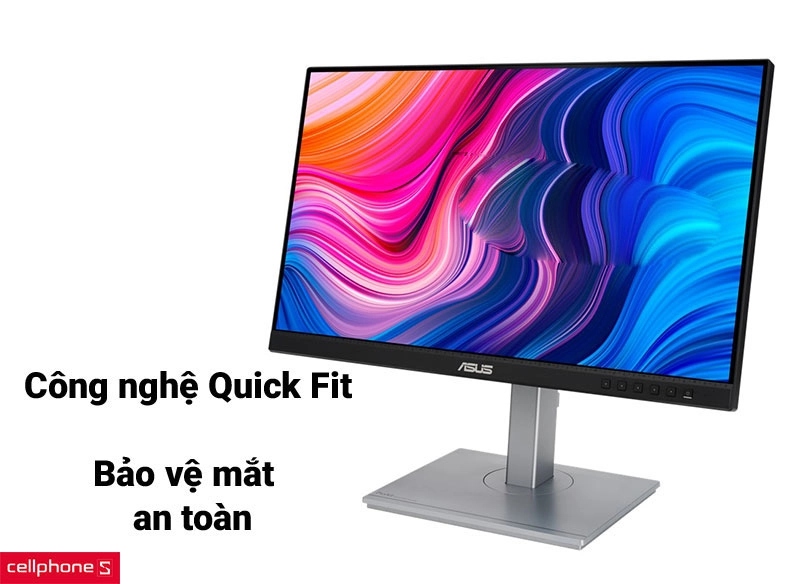 màn hình Asus 24 inch Proart PA247CV hỗ trợ công nghệ giúp bảo vệ mắt được an toàn
