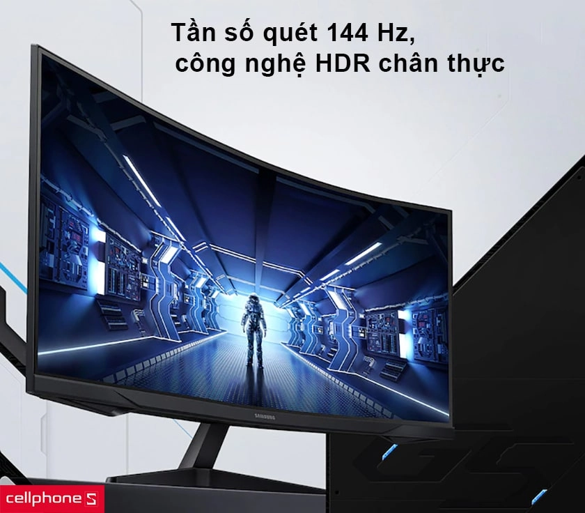 Tần số quét 144 Hz, công nghệ HDR chân thực