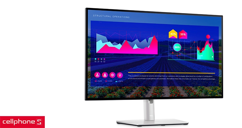 Đánh giá thiết kế màn hình Dell Ultrasharp U2722D 27 inch