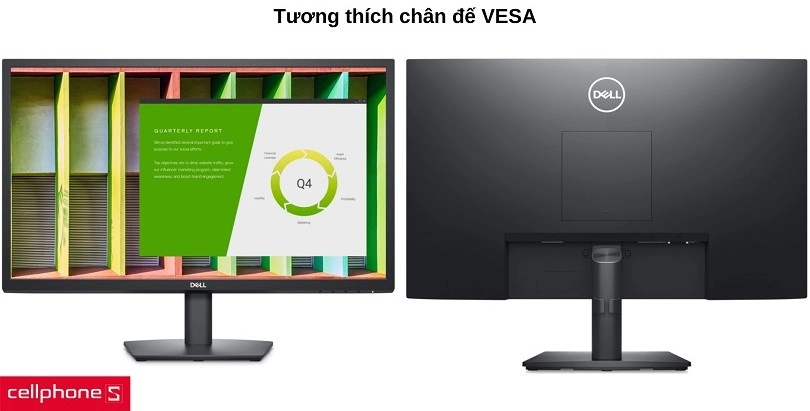 Tương thích VESA và nhiều chuẩn kết nối