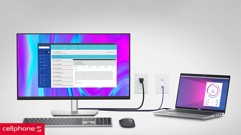Đánh giá thiết kế màn hình Dell Ultrasharp P2723QE 27