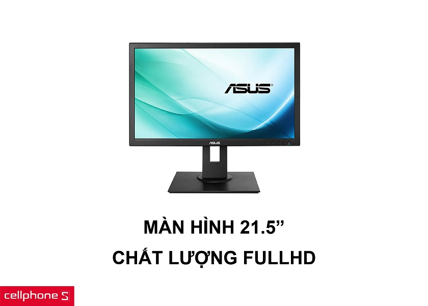 Màn hình 21.5 inch rộng lớn, tiện dụng cùng khả năng hiển thị chất lượng FullHD