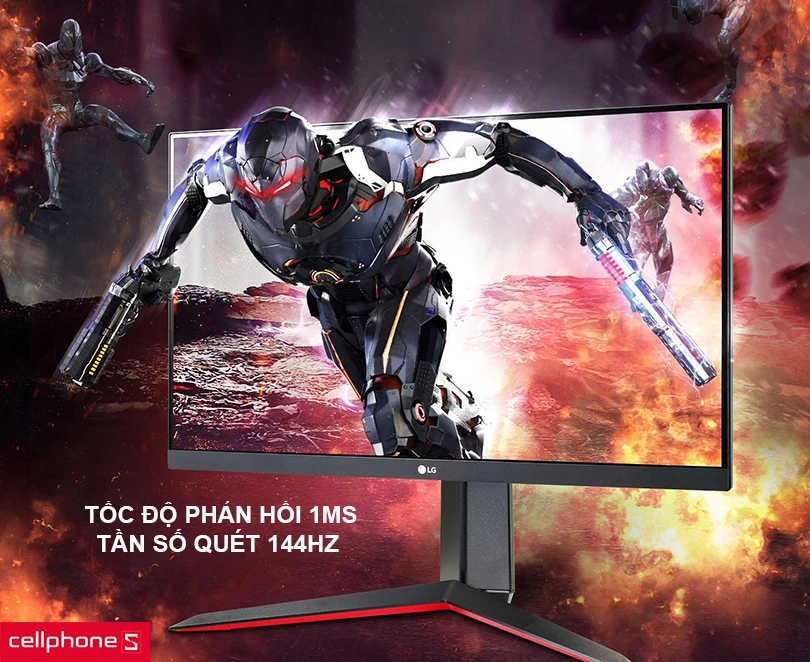 Tốc độ phản đồi nhanh chóng, tần số quét 144Hz ấn tượng