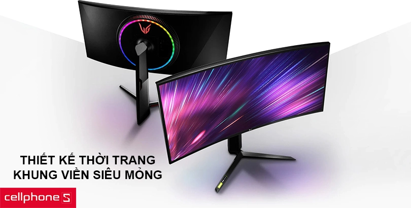 Thiết kế thời trang, khung viền siêu mỏng