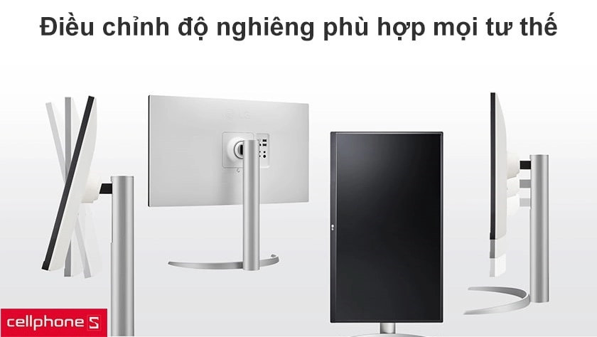 Cho phép điều chỉnh độ nghiêng phù hợp mọi tư thế