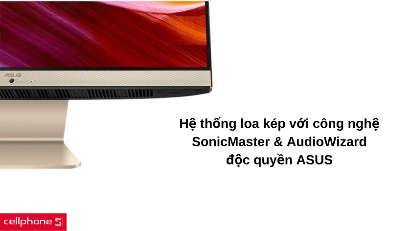 Tận hưởng âm thanh chất lượng từ ASUS SonicMaster & AudioWizard