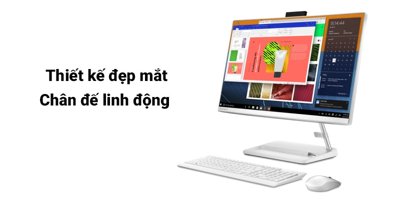 Thiết kế màn hình chi tiết đẹp mắt cùng với chân đế linh động