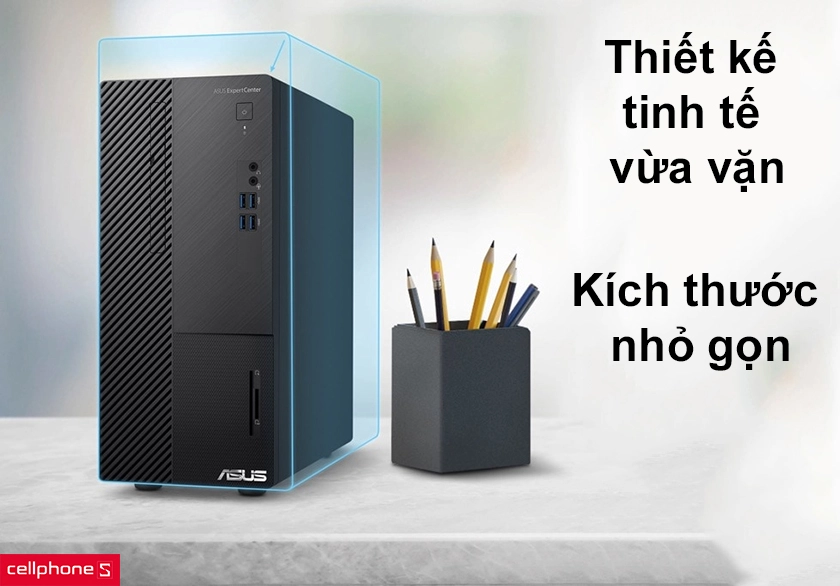 Thiết kế tinh tế vừa vặn, kích thước nhỏ gọn