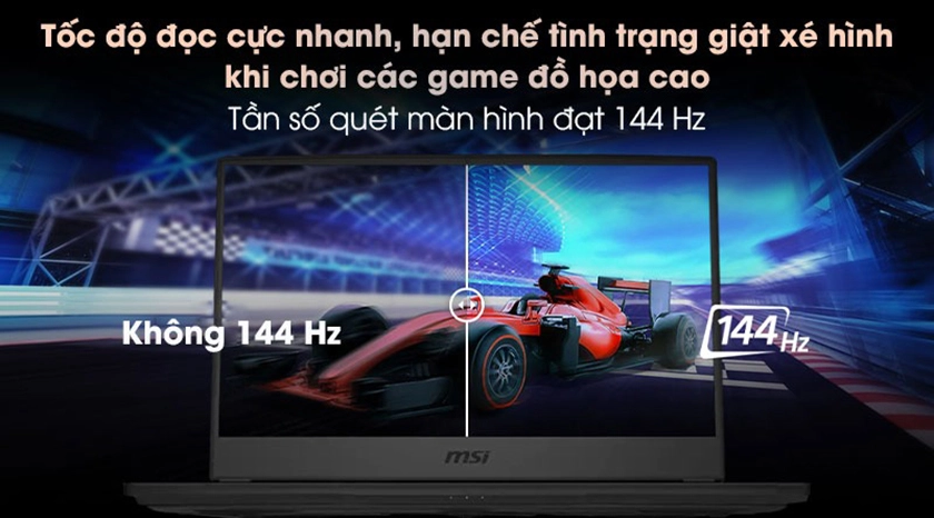 tần số quét 144Hz