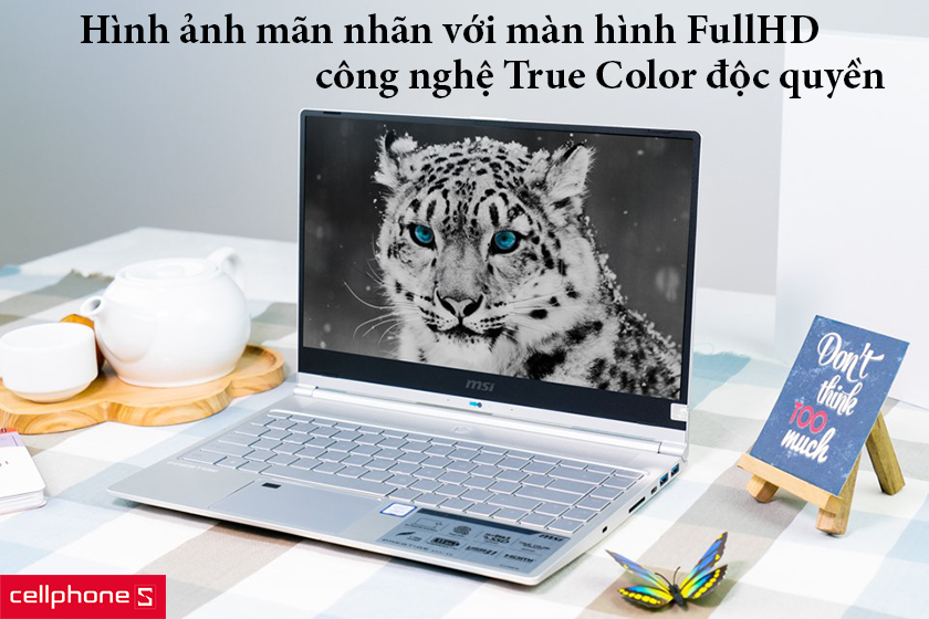 màn hình của máy có kích thước 14 inch với tấm nền IPS độ phân giải FullHD