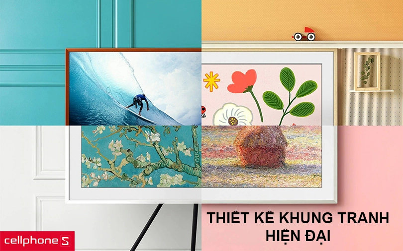 Thiết kế khung tranh hiện đại, khung viền cá tính