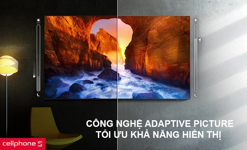 Tối ưu hiển thị với Adaptive Picture cùng âm thanh chất lượng