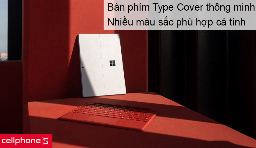 Bàn phím Type Cover nhiều màu sắc, cá tính hóa Surface Pro 7 của bạn