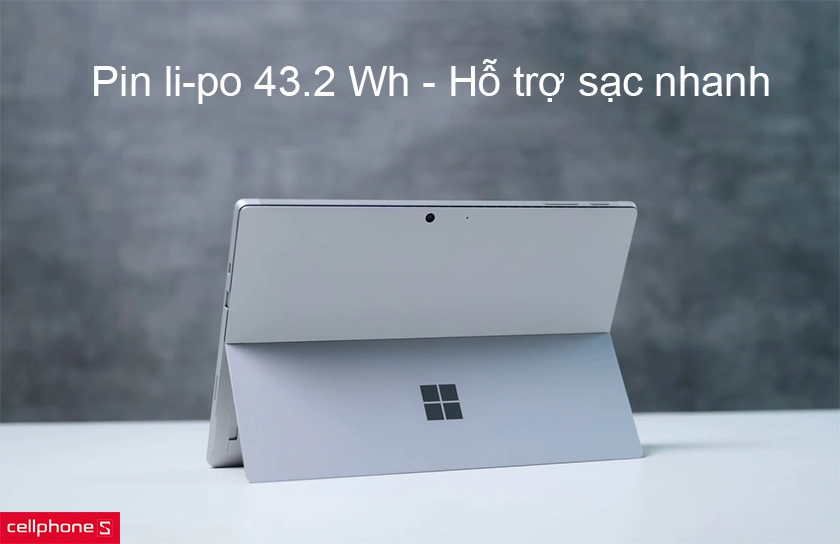 Pin dung lượng cao hỗ trợ sạc nhanh