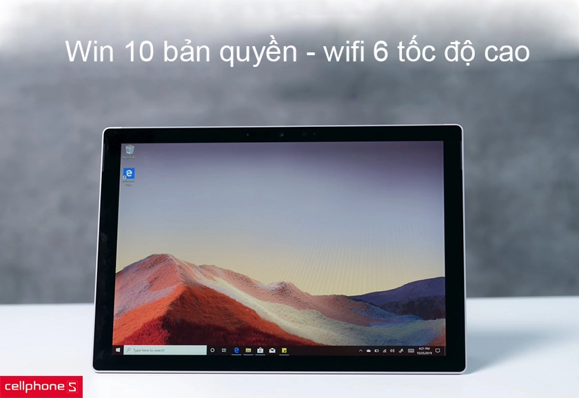 Win 10 bản quyền, trang bị wifi 6 tốc độ cao
