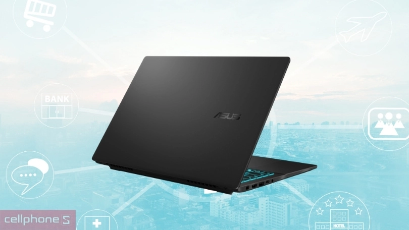 Bộ nhớ RAM và ổ cứng của laptop Asus V16 K3607VU-RP280W