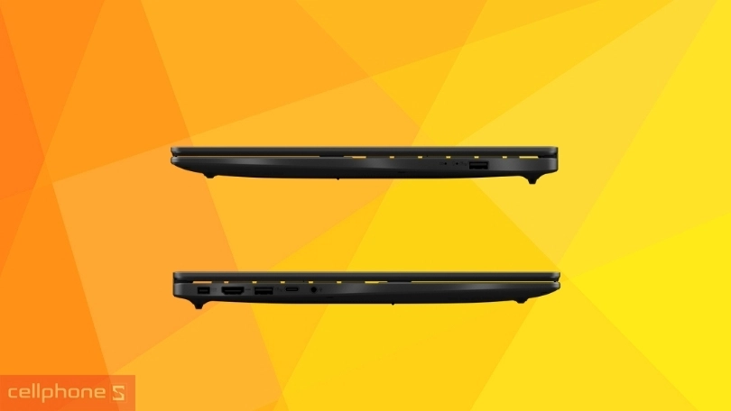 Pin và cổng kết nối của laptop Asus V16 K3607VU-RP280W