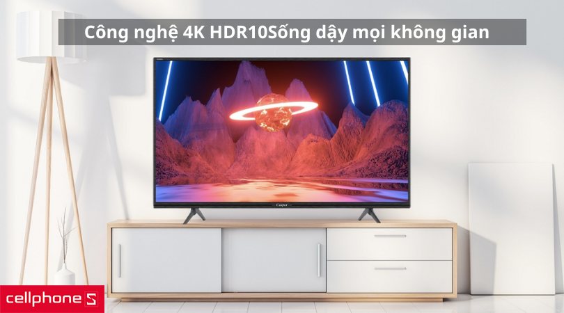 Đánh giá hiển thị Tivi Casper 55UW6000